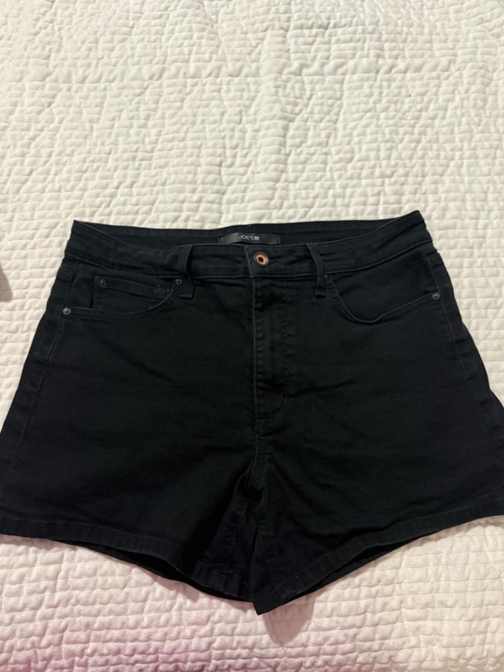 Joe's Jeans Black Denim Short Shorts